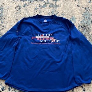 Majestic pullover shirt blue Large